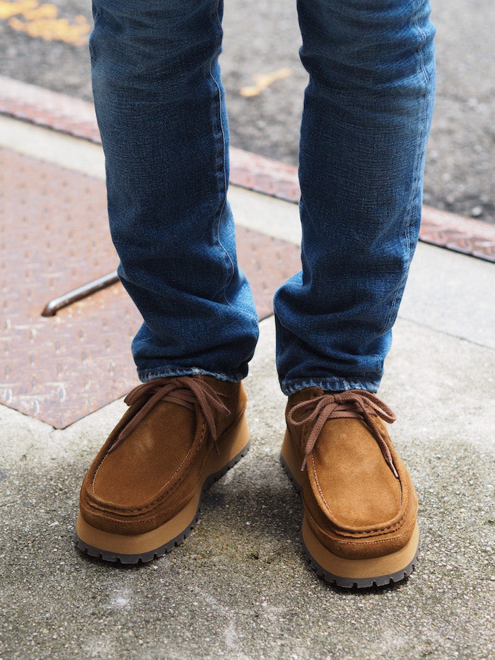 Hiker Moc Shoes Mid Cow Leather