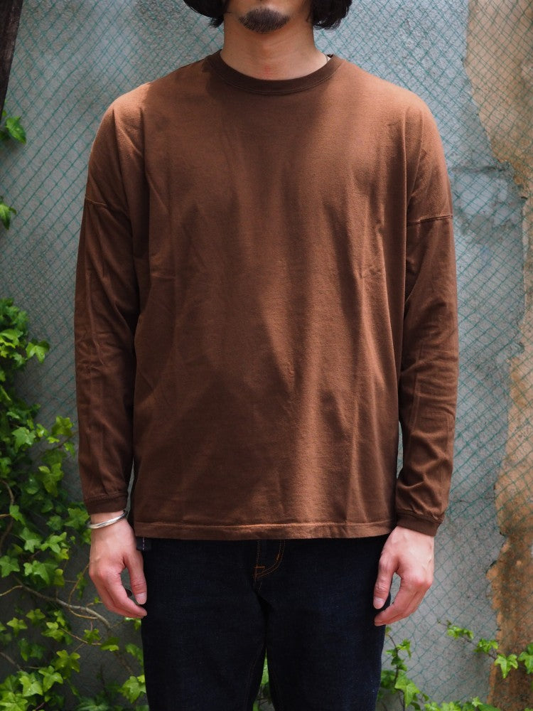Clerk L/S Tee Cotton Jersey Overdyed VW