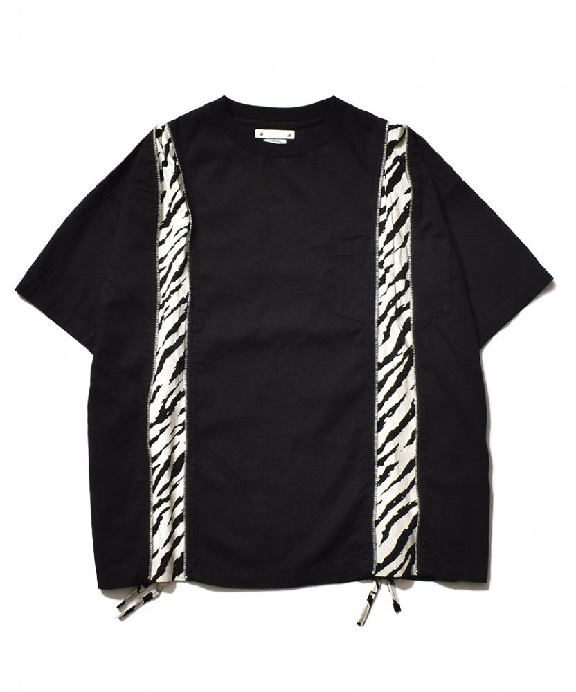 OLD PARK × MINEDENIM Zip Wide Denim T-SH