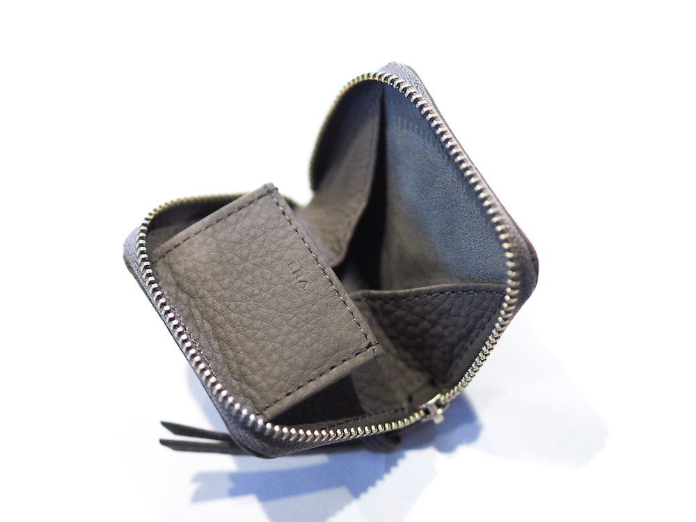 Bubble Calf Round Very Mini Wallet