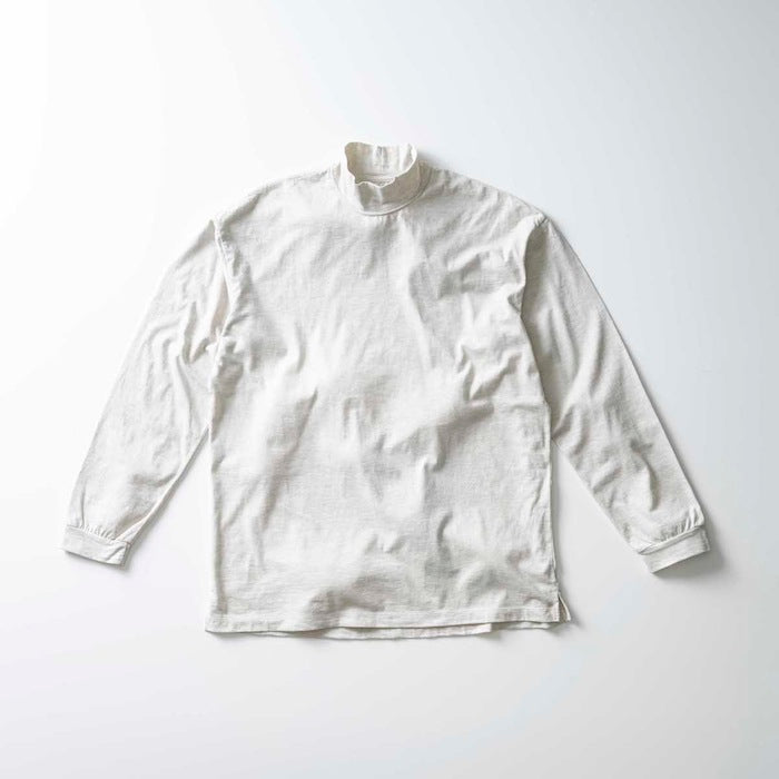 Cashmere Blended Mockneck L/S Tee