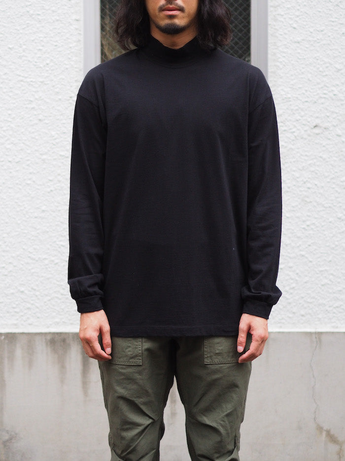 Cashmere Blended Mockneck L/S Tee