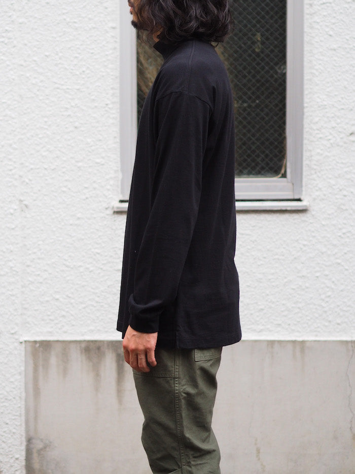 Cashmere Blended Mockneck L/S Tee