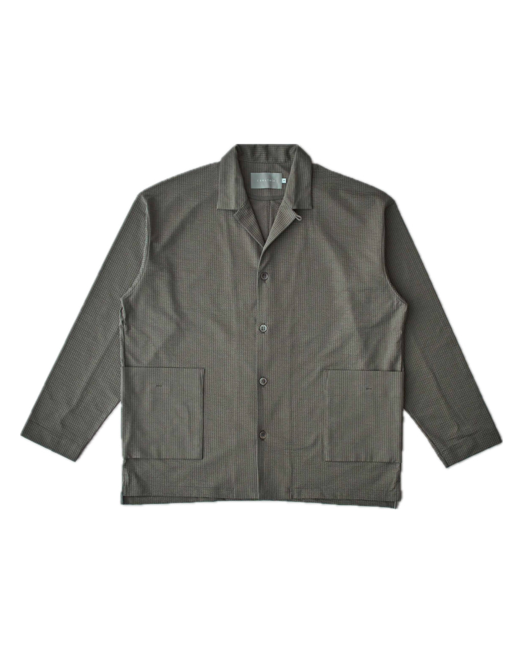 Seersucker Shirt Jacket