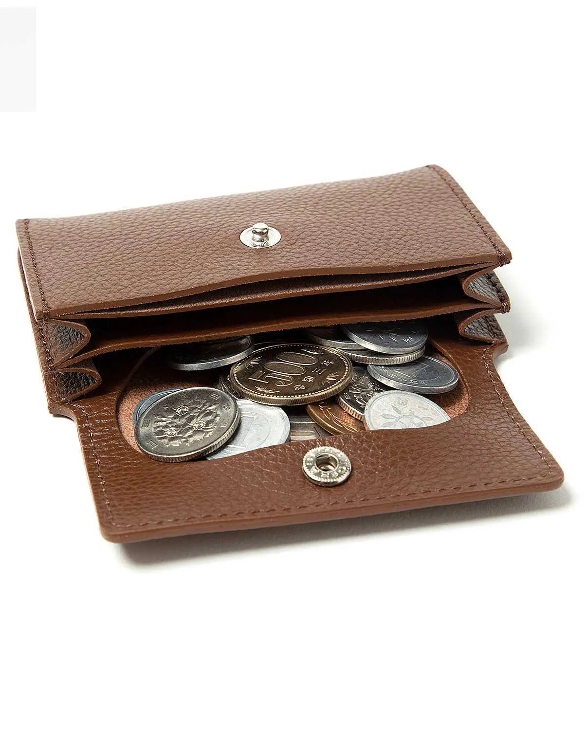 Compact Accordion Wallet Shrink Leather