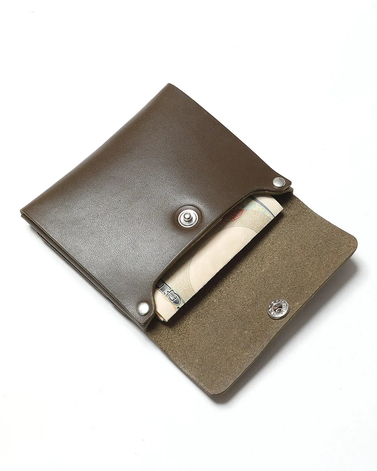 Compact Wallet Cow Leather