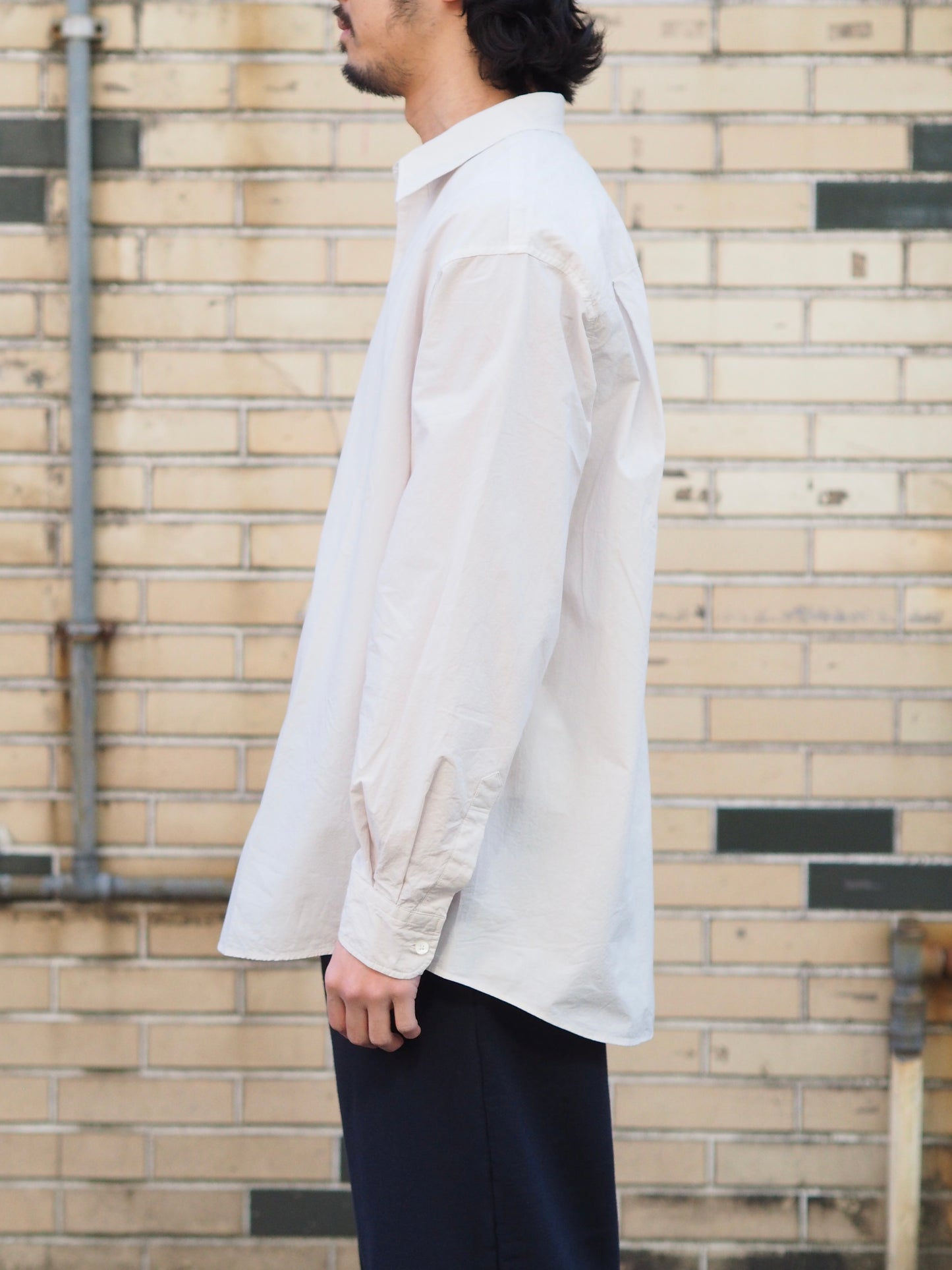 Garment Dyed L/S Regular Shirt
