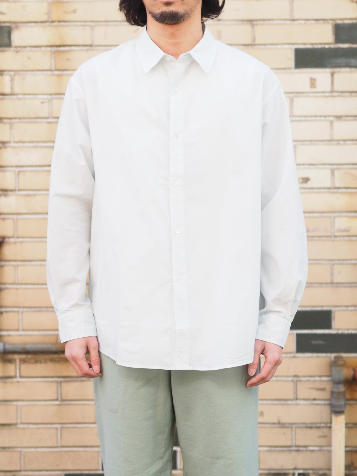 Garment Dyed L/S Regular Shirt
