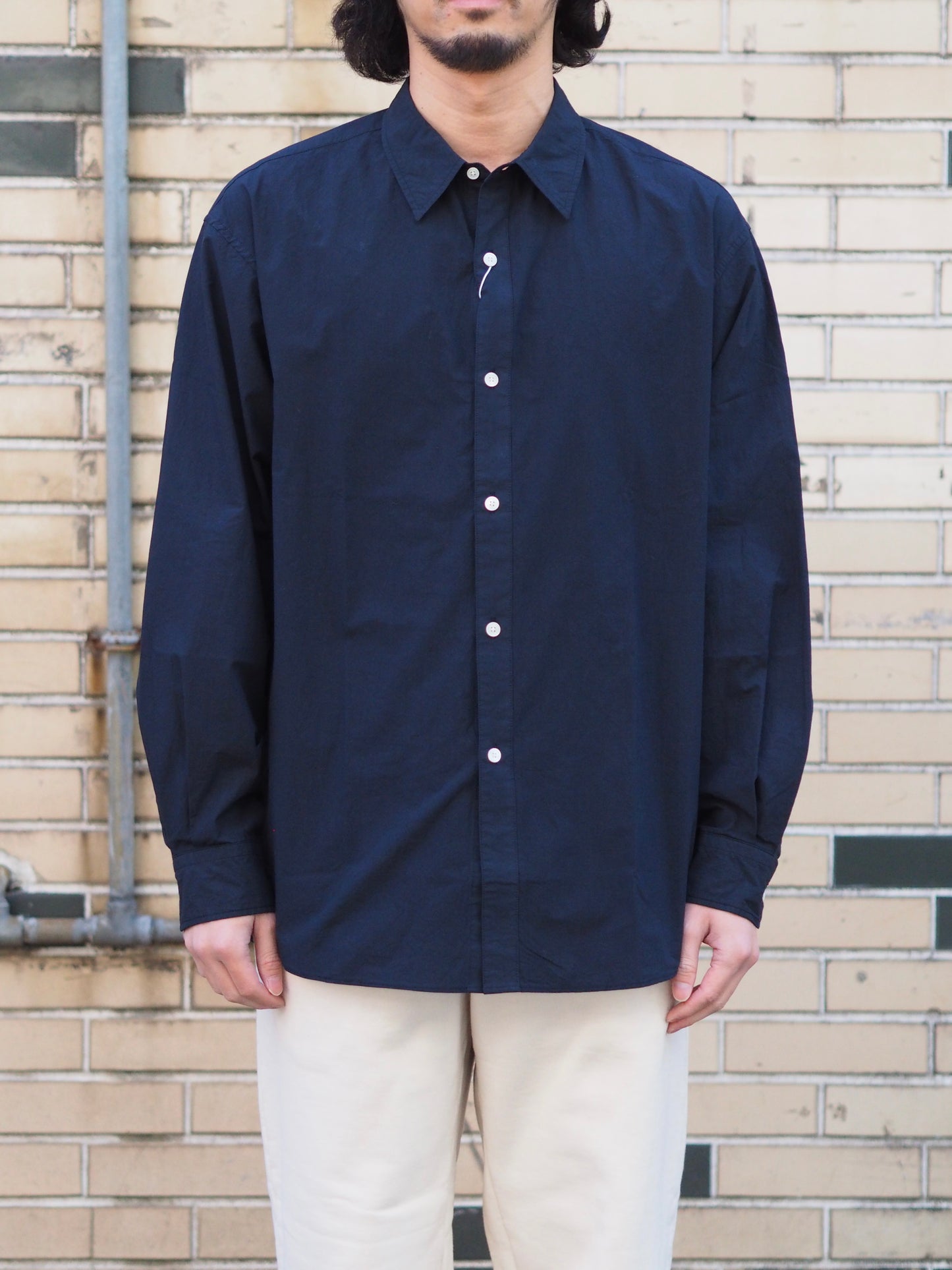 Garment Dyed L/S Regular Shirt