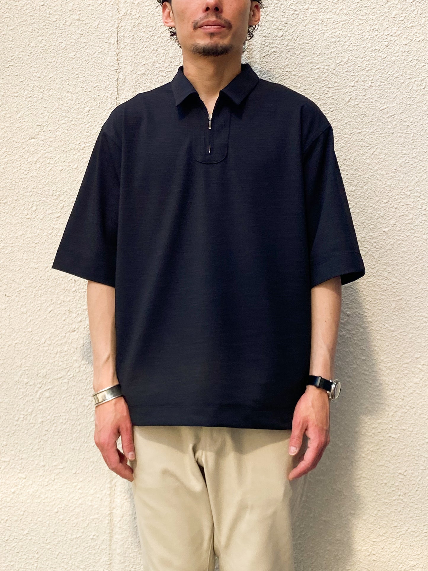 Half Zip Polo Shirt