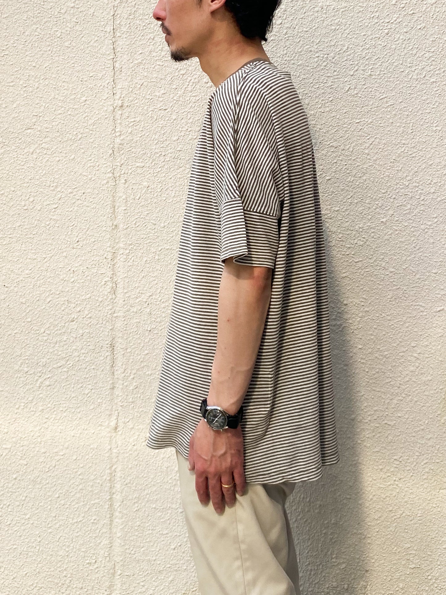 Clerk S/S Tee C/L Pique Border