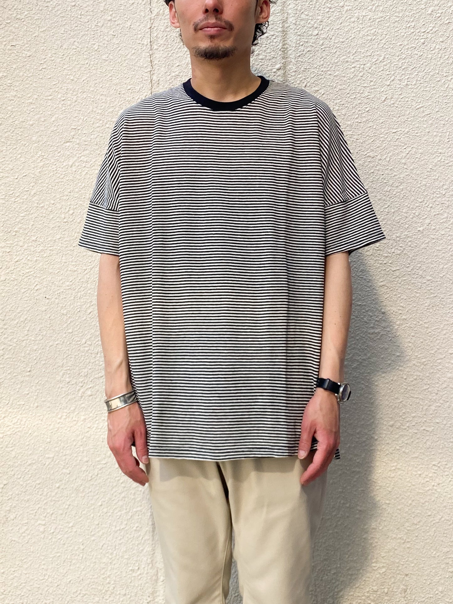 Clerk S/S Tee C/L Pique Border
