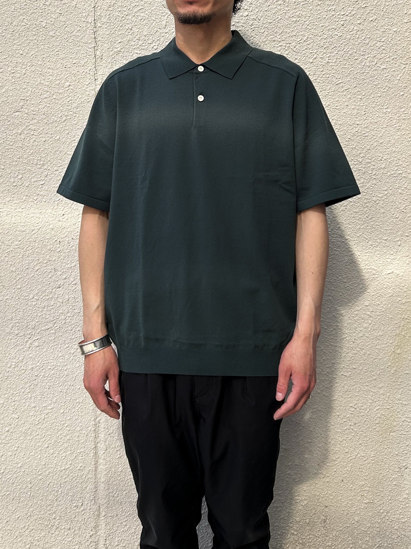 Dweller S/S Polo Sweater C/P Yarn