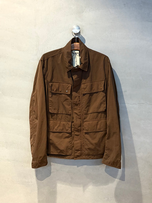 Short Woodland Jacket Metal Army Nylon Twill