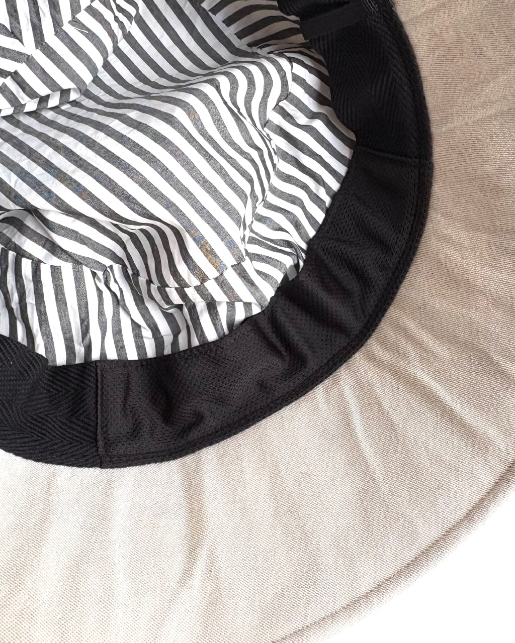 Linen On Brim Bucket Hat