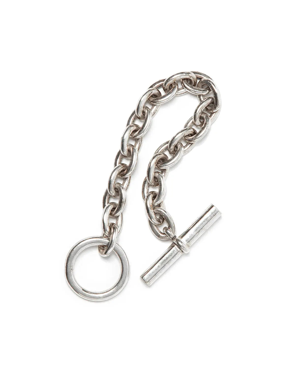 Dweller Chain Bracelet Wide 925 Silver by END