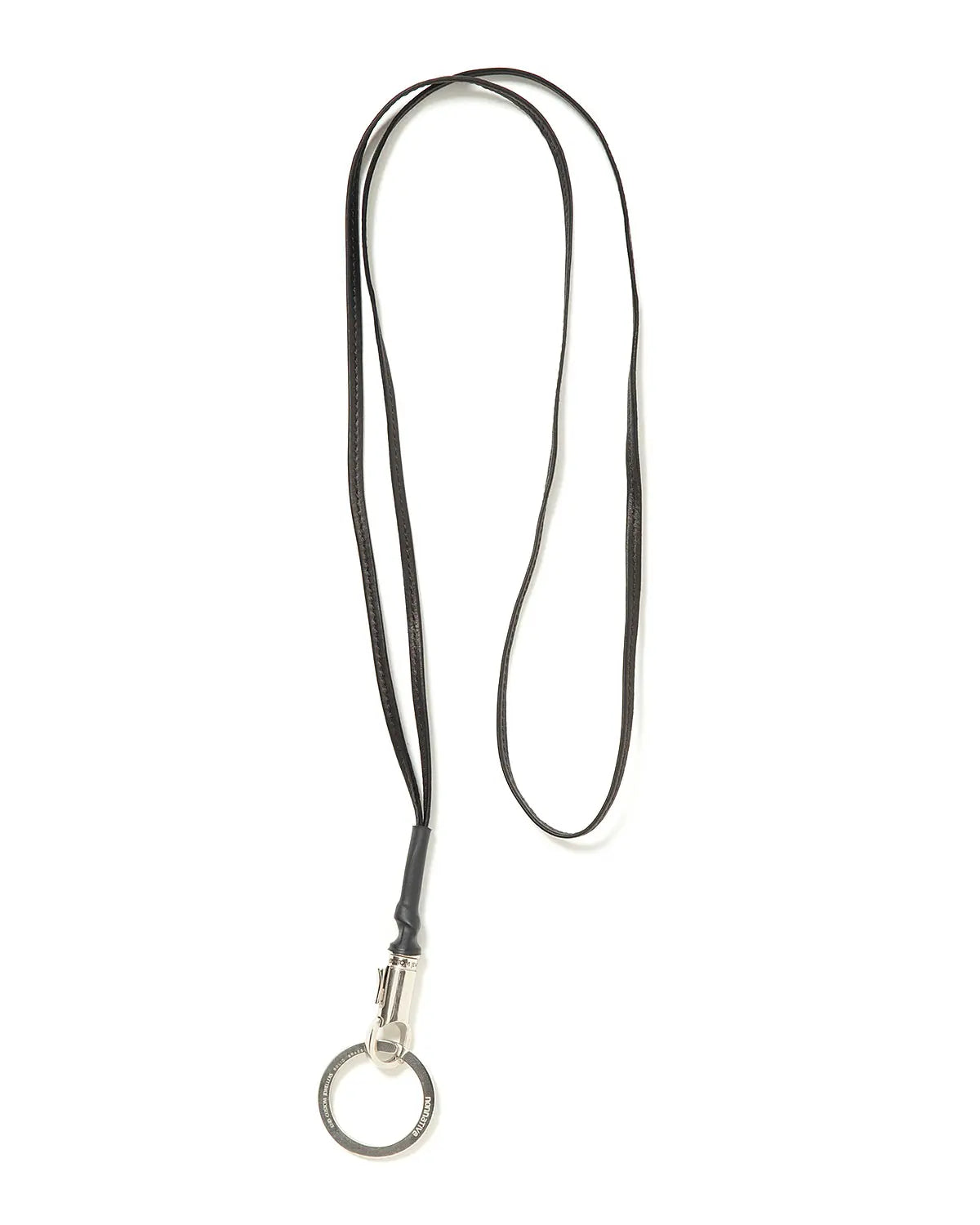 Voyager Key Ring with Leather Strap by END