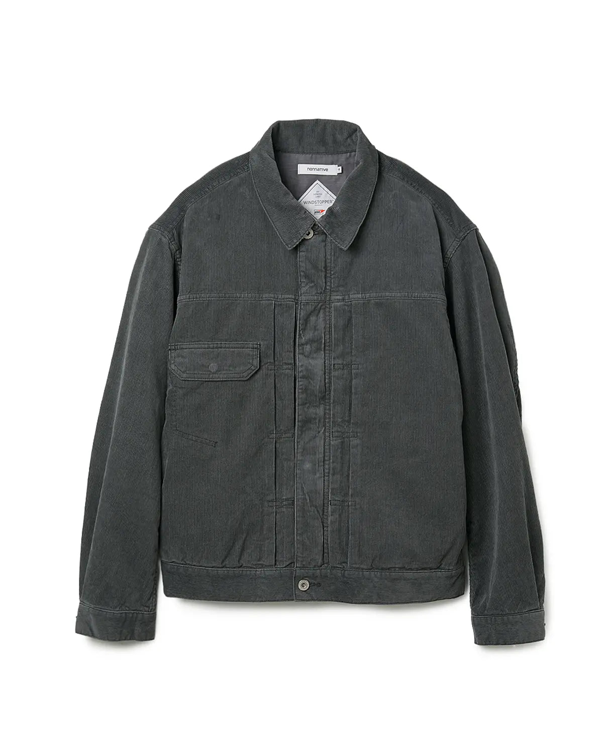 Trucker Blouson Cotton Cord Sulfur Dye with WINDSTOPPER