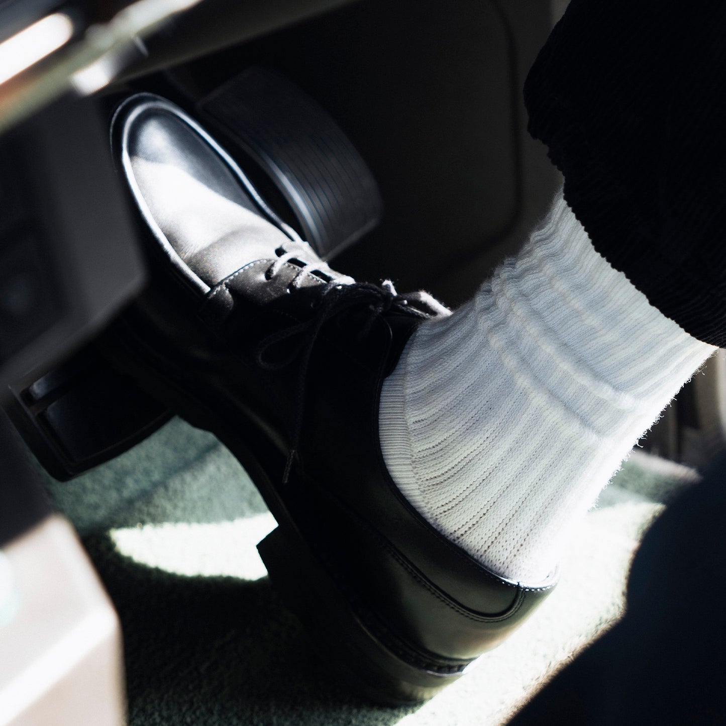 American Sea Island Cotton Rib Socks