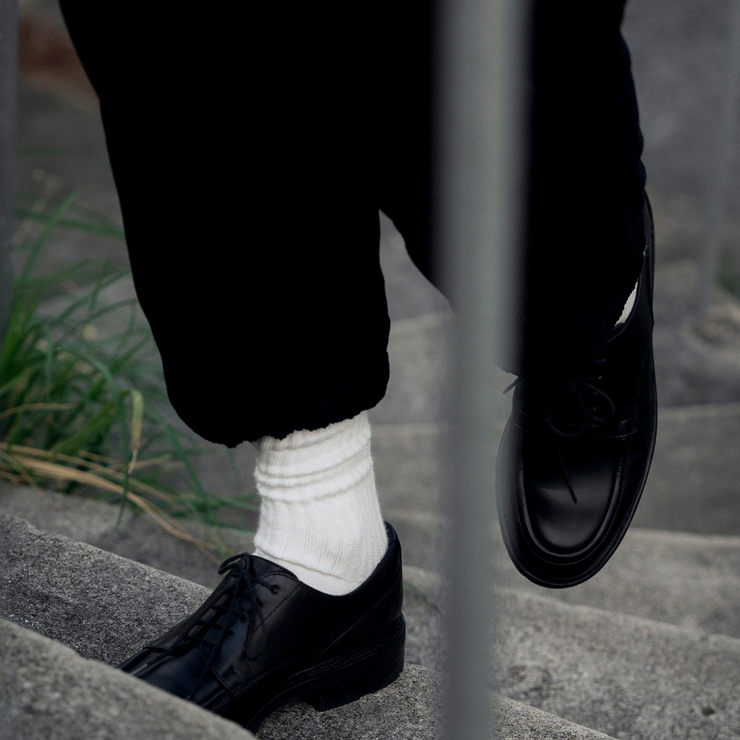 American Sea Island Cotton Rib Socks