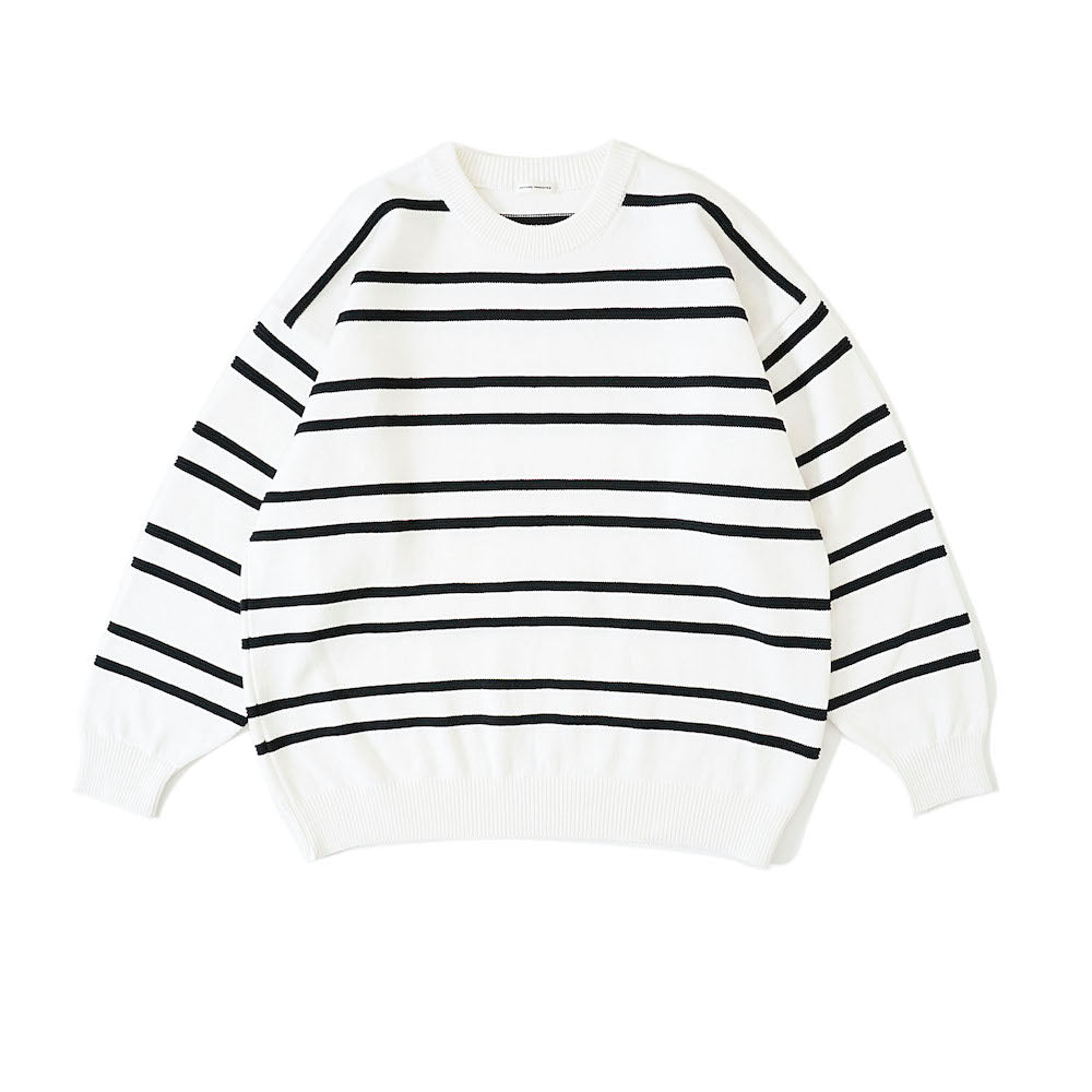 Cotton Guernsey Border Knit