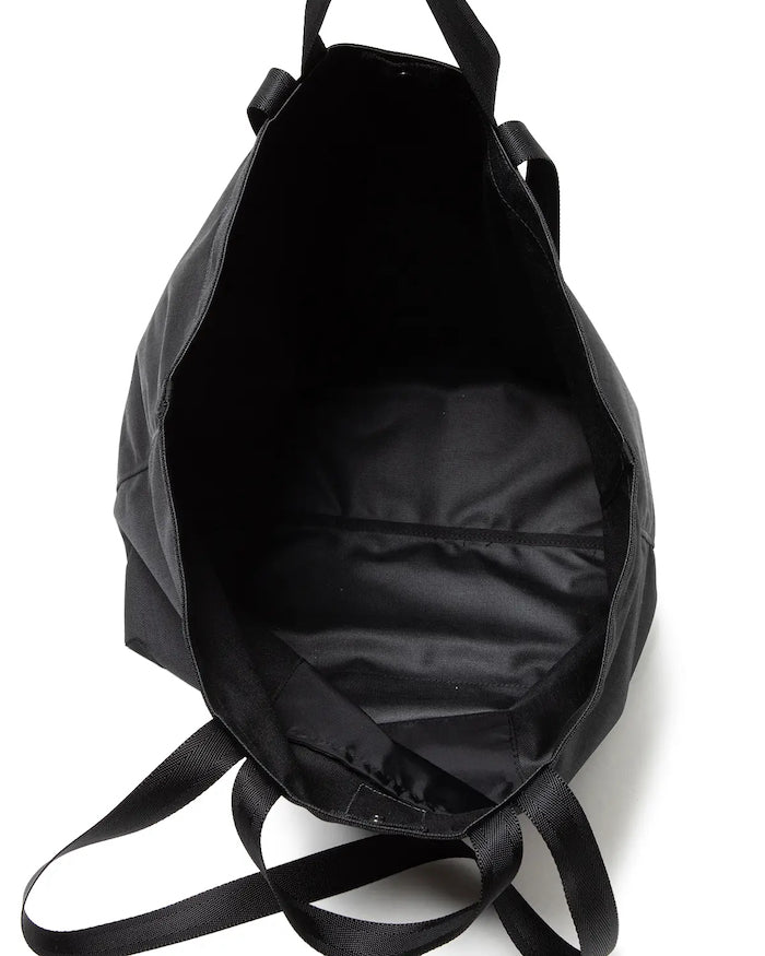 Tote Bag Nylon Oxford with Cow Suede