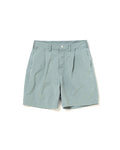 Tuck Shorts Cotton Broad Cloth Vintage Wash
