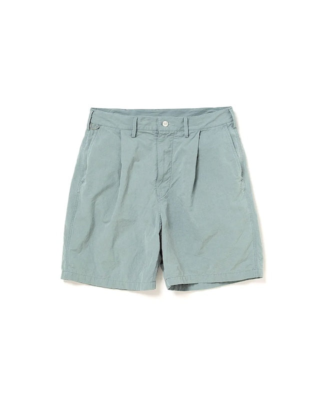 Tuck Shorts Cotton Broad Cloth Vintage Wash