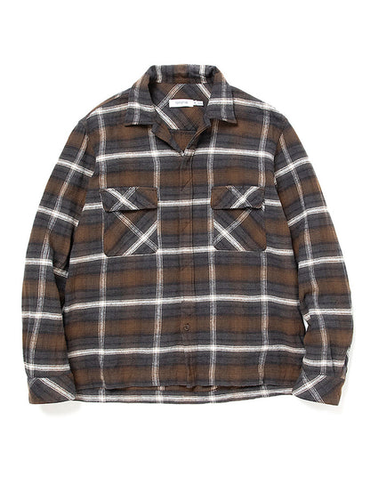 Worker L/S Shirt Cotton Twill Ombre Plaid