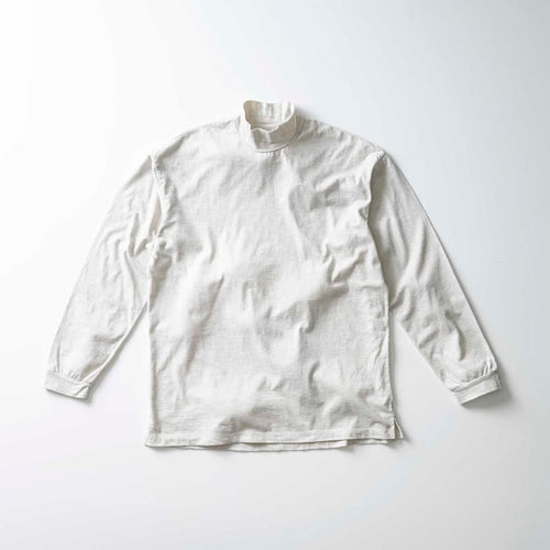 Cashmere Blended Mockneck L/S Tee