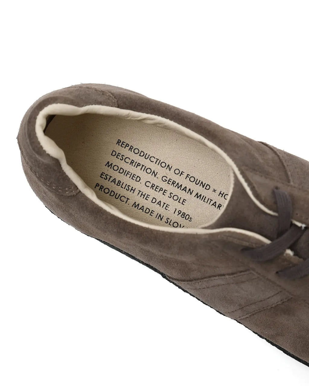 German Trainer Cow Suede by REPRODUCTION OF FOUND