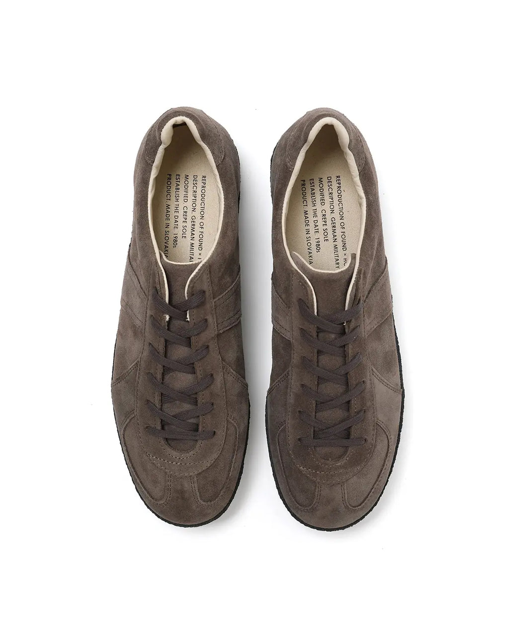German Trainer Cow Suede by REPRODUCTION OF FOUND