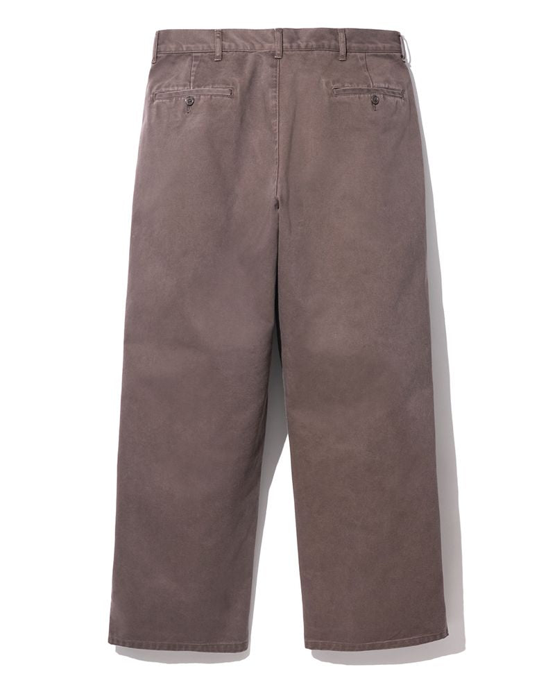 Cotton Wide Tuck Chinos
