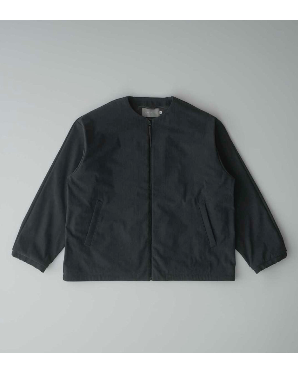 Tricot Corduroy Collarless Blouson