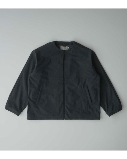 Tricot Corduroy Collarless Blouson