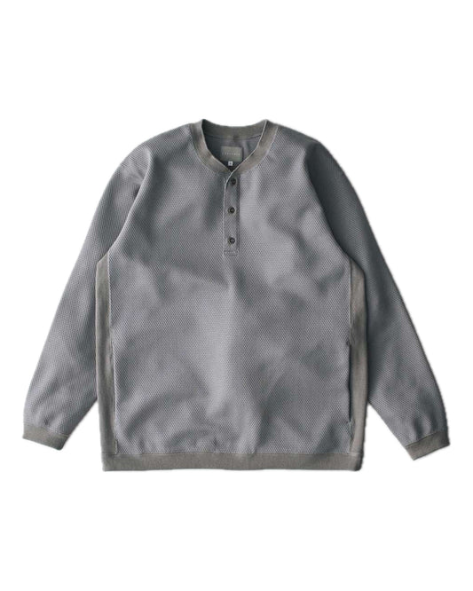 Honeycomb Henry-Neck Tee