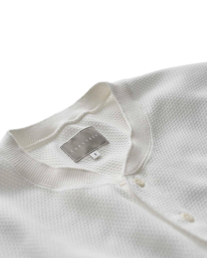Honeycomb Henry-Neck Tee