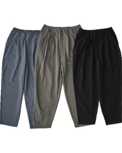 Seersucker 3 Tuck Pants