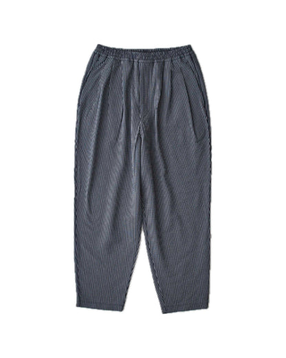 Seersucker 3 Tuck Pants