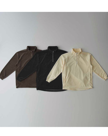 Velour Half Zip P/O