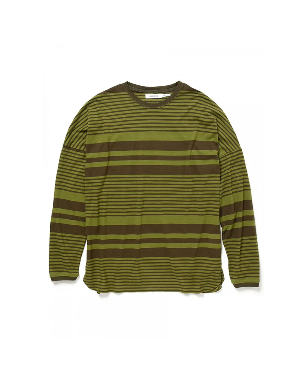 Clerk L/S Tee Cotton Jersey Border