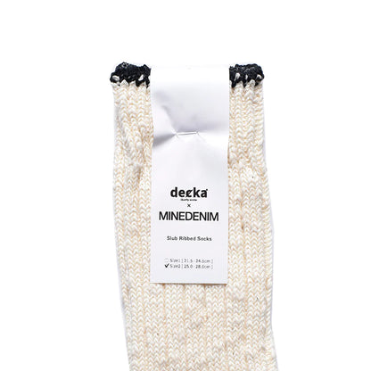 decka*MINEDENIM Melange Rib SOX