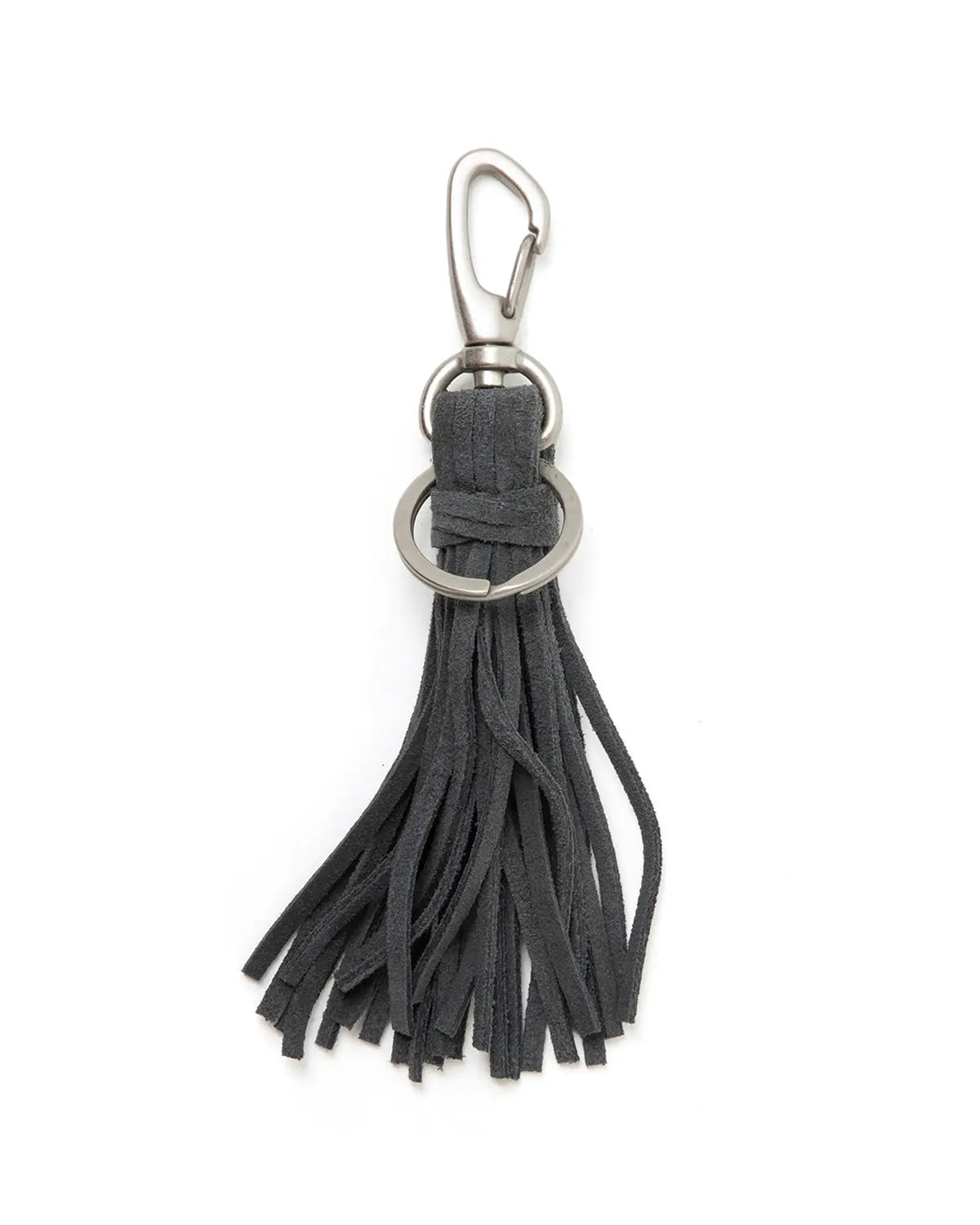 Tassel Key Ring with Cow Suede