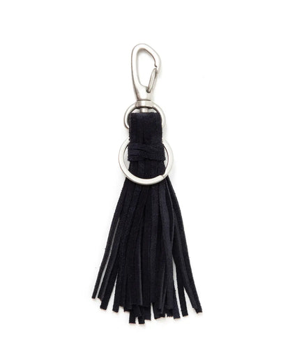 Tassel Key Ring with Cow Suede