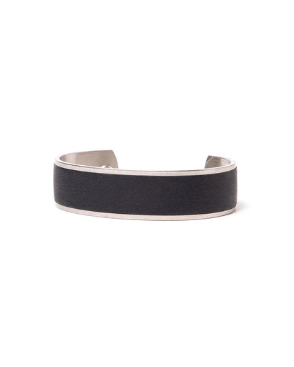 Brass Bracelet Wide with Cow Leather