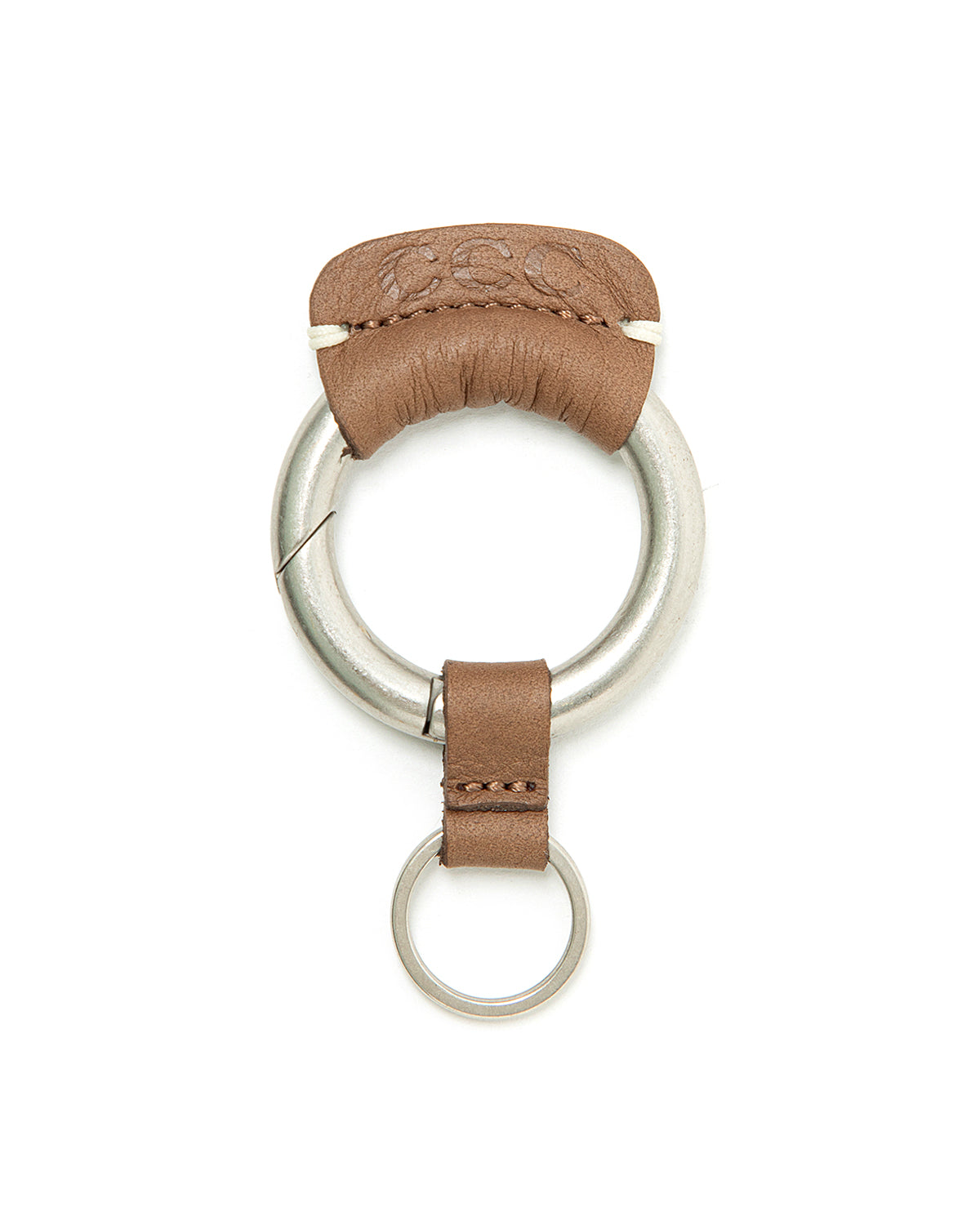 Round Key Ring Cow Leather for CITY COUNTRY CITY