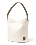Shoulder Bag Duck Canvas with Cow Leather