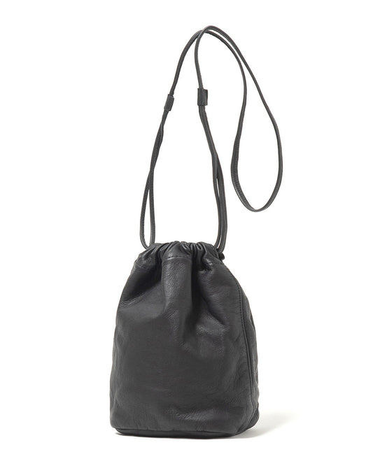 Drawstring Pouch Cow Leather