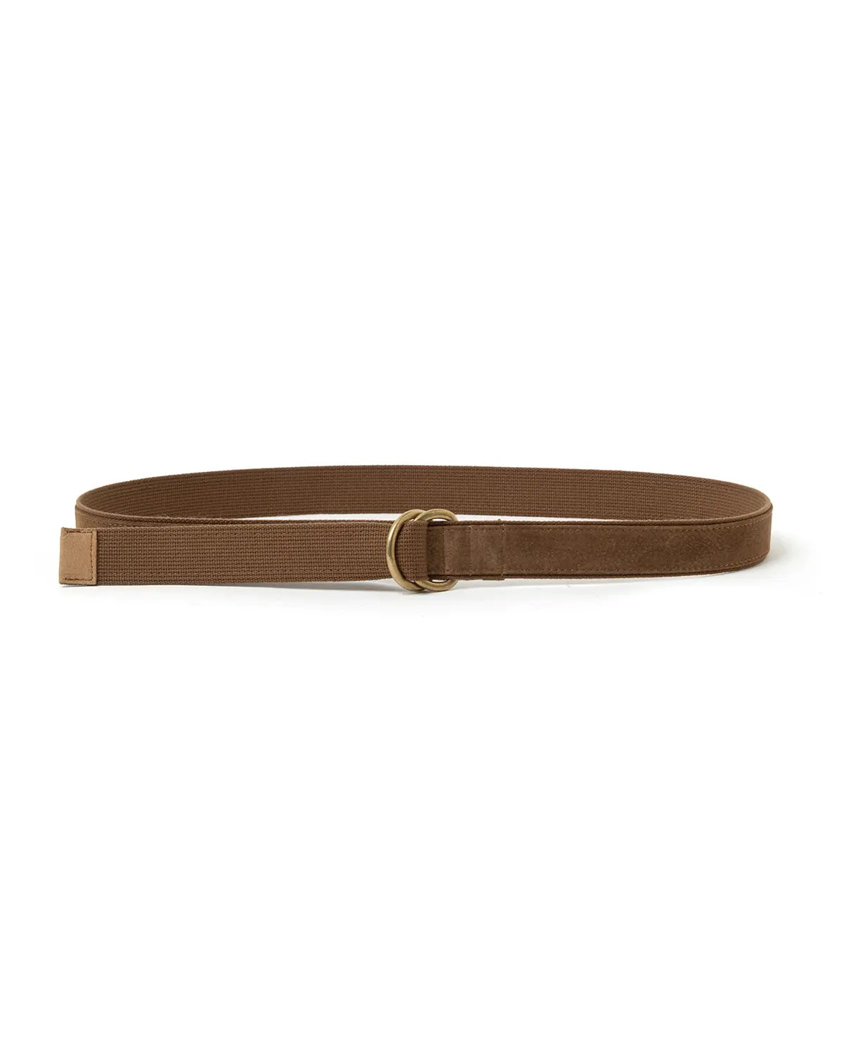 Double Ring Belt Pig Suede