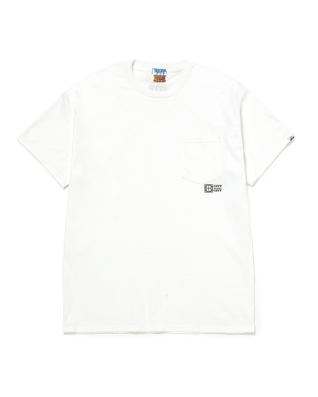 Embroided Logo Pocket Tee Cotton Jersey by CITY COUNTRY CITY